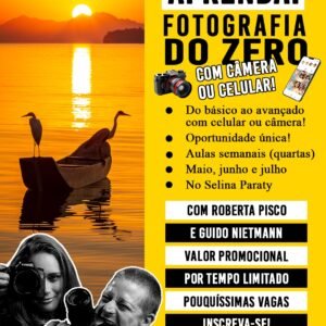 Curso Presencial Completo de Fotografia com Guido Nietmann e Roberta Pisco no Selina Paraty!